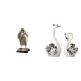 thumbnail image 1 of Figura de escritorio,Estatuas,artesanías,objetos de colección,escritorio,oficina,Escultura de cisne,Escultura de cisne para decoración del hogar,obra de arte artesanal,Figura decorativa de, 1 of 8