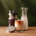 thumbnail image 3 of County Line Kitchen Glass Cold Brew Coffee Maker with Lid - Wide Mouth, 2 Quart (64 oz) - Heavy Duty, Leak Proof - Sun & Iced Tea Pitcher, Cold Brew, 3 of 7