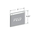 thumbnail image 4 of Clear Acrylic Wall Hanging Frame 7" Wide x 5.5" High - Horizontal/Landscape, 10-Pack, 4 of 6