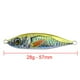 thumbnail image 1 of Señuelos de pesca de simulación de metal de 57 mm y 28 g Anzuelos anzuelos Cebo duro artificial (A) Likrtyny  Para estrenar, 1 of 8