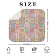 thumbnail image 4 of Pioneer Flower Floral Print Pattern Kitchen Dish Drying Mat 1 Pack, Ultra Absorbent Microfiber Drainer Mat, 16"x18", 4 of 6