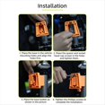 thumbnail image 4 of Adaptador Frontal de Bicicleta, Bloque de Transporte Estable para Montar en Casa para Bicicletas Plegables , Soporte Adaptador de Montaje para Bolsa, Amarillo., 4 of 5
