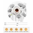thumbnail image 6 of 15 Inch Round Placemats Set of 4, Black Dandelion Non Slip Heat Insulation PP Table Mats, Country Modern Minimalist Flower Washable Place Mats for Kitchen Dining Party Table Decor, 6 of 7