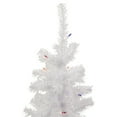 thumbnail image 3 of Northlight Pre-Lit Slim Woodbury White Pine Artificial Christmas Tree - 3' - Multi Lights, 3 of 7