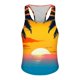 thumbnail image 3 of Camiseta de tirantes de cuello redondo para hombre, sin color, con estampado degradado, cuello redondo, tirantes finos, espalda con fugas, estilo informal, deportiva, para hombre, 3 of 4