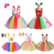 thumbnail image 2 of Baby Girl Rainbow Candy Tutu Dress Niños Disfraces de Halloween Abajo ix Vestidos de princesa Trajes de cumpleaños zhangyuxiang unisex, 2 of 2
