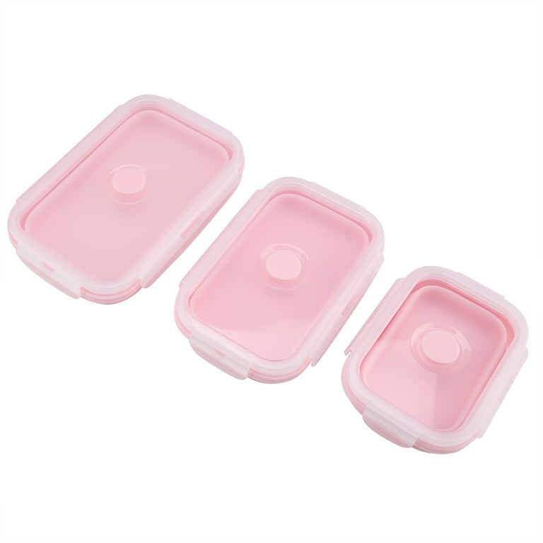 Toddler Lunch Box Silicone Kids Snack Box Container Portable Food