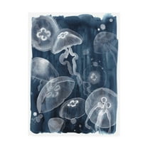 Trademark Fine Art 'Moon Jellies I' Canvas Art by Grace Popp