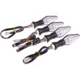 thumbnail image 1 of Luz de señal de giro LED para motocicleta, 4 luces de señal de giro bicolor para motocicleta, 12 V 12 LED de alto brillo, 1 of 5