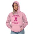 thumbnail image 5 of Breast Cancer Stronger Everyday Hoodie Sweatshirt Women Brisco Brands S, 5 of 6