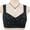 Black, variant on Daisy Bra for Seniors Front Snap Closure Bras, Front Snaps Daisy Bras for Older Women Full Coverage Breathable Padded Wireless Push Up Bras sports bras for women high support Black,54