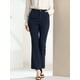 thumbnail image 2 of Pantalones Acampanados Allegra K para Mujer Largos Elásticos de Tiro Alto Azul M, 2 of 6