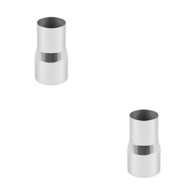 Riwesomey Adaptador de escape Universal para motocicleta, silenciador reductor de conexión de tubería soldada para coche, varios tamaños 63MM-76MM 2piezas