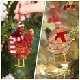 thumbnail image 3 of FENGGUIQU 10-Pack Wooden Christmas Tree Pendants Hanging Decorations for Holiday Party Photo Props and Festive Home Decor, 3 of 6