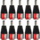 thumbnail image 1 of 10pcs BNC Male Connector Coaxial Cable CCTV Surveillance Camera Terminal RCA Adapter AV Plug,DUBUNS, 1 of 5