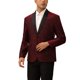 thumbnail image 4 of BLAZERS BRILLANTES INSPIRADORES CHIC PARA HOMBRES CON SOLAPA DE CHAQUETA PARA BODAS, PROMOCIONES Y ABRIGOS DEPORTIVOS XL BURDEOS, 4 of 5