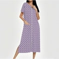 thumbnail image 1 of Taylonsss Womens Zip-Front Long Robe Knit Loungewear Full Length Gradient Color with Pockets Cozy Home Sleepwear, 1 of 7