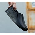 thumbnail image 4 of Men's Casual Slip - on Shoes with Round Toe - Breathable, Comfortable Artificial PU Leather Loafers for All Seasons, 4 of 16