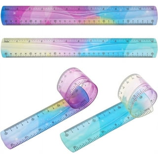 12 Flexible Plastic Ruler