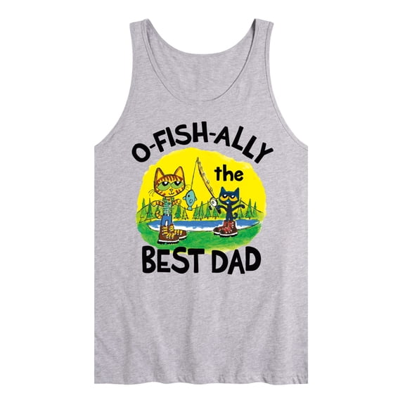 Pete The Cat -O-Fish-ally The Best Dad - Men's Jersey Tank Top