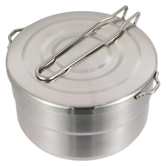 ACDANC Stainless Steel Outdoor Camping Pot Portable Camping Backpacking Cooking Pot