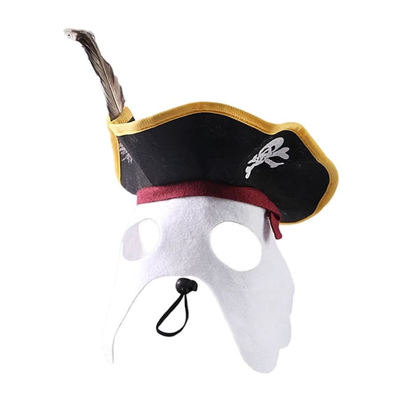 Pirate Hat for Dogs and Cats, Funny Caribbean Style Pet Hat for Halloween Party and Cosplay