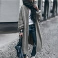 thumbnail image 2 of Kaemgyyd Women's Long Cardigan Sweater Fall Winter Warm Thick Long Sleeve Sweaters Coat Oversized Open Front Casual Knit Outwear, 2 of 7