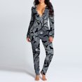 thumbnail image 2 of Mono con estampado de leopardo para adultos con solapa abotonada funcional con botones para mujer Fridja  hfkajh102264, 2 of 6