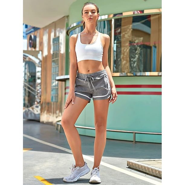 Low-Waisted Workout Shorts for Women Dolphin Athletic Shorts
