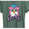 thumbnail image 3 of Furby - Furby With Logo - Women's Short Sleeve Graphic T-Shirt, 3 of 5