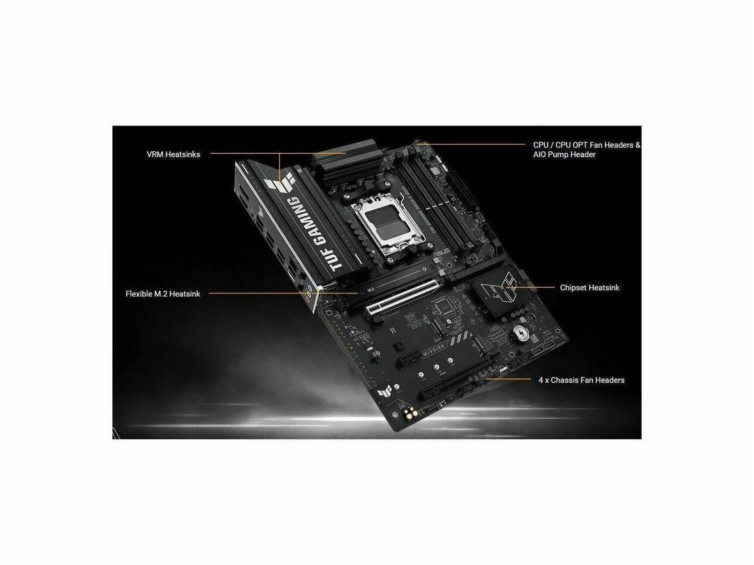 TUF GAMING B850-E WIFI Gaming Desktop Motherboard - AMD B850 Chipset - Socket AM5 - ATX (tufgamingb850-ewifi)