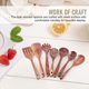 thumbnail image 4 of Wooden Kitchen Cooking Utensils, 7 Pcs Wooden Spoons and Spatula, 4 of 5