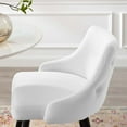 thumbnail image 4 of Bar Stool Chair Barstool, Set of 2, Velvet, White, Modern Contemporary Urban Design, Bar Pub Cafe Bistro Hotel Restaurant Hospitality, 4 of 9