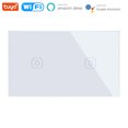 thumbnail image 1 of Amdohai WiFi Smart Wall Touch Switch Glass Panel Mobile APP Tuya/Touch Control Timer No Hub Required Compatible with Google Home&Alexa, 1 of 8
