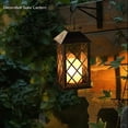 thumbnail image 3 of Yeacher Solar Candle Retro Atmosphere Landscape Garden Decoration Light Black Without Glass, 3 of 7