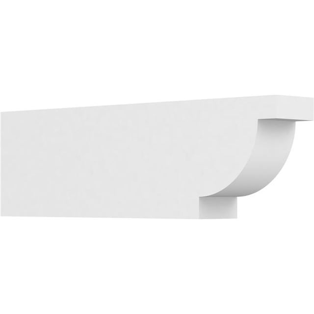 Ekena Millwork RFTP03X06X20ALP 6 x 3 x 20 in. Standard Alpine Architectural Grade PVC Rafter Tail