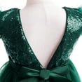 thumbnail image 5 of SUEE Girls Christmas Backless Dress Bowknot Birthday Wedding Party Formal Gown, 5 of 6