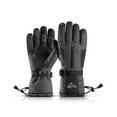 thumbnail image 1 of sweethay 1 par de guantes de ciclismo reutilizables a prueba de viento invierno cálido mantenimiento adulto montañismo bicicletas de montaña guantes guantes y mitones gris tipo 2 SG sweethay AP011736-15, 1 of 6