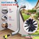 thumbnail image 3 of Kit de cepillos para limpieza de chimeneas, diámetro 100 mm, herramientas para limpieza de chimeneas El kit de cepillos para chimeneas incluye 9 tigres flexibles de 410 mm y 2 cabezales de cepillo de, 3 of 5