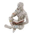 thumbnail image 3 of Reading Woman Figurine, Weather Resistant Vivid Textures Innovative Reading Woman Ornament  For Dining Table G, 3 of 8