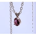thumbnail image 5 of Natural Pink Pear Tourmaline Sterling Silver Necklace NT391, 5 of 9