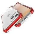 thumbnail image 6 of SaniMore for iPhone 14 6.1" 2022 Case, Ultra-clear Rugged Acrylic Backplane Shockproof Anti-fall Slim Lightweight Anti-scratch Anti-slip Cover For iPhone 14 6.1" 2022, Red, 6 of 10