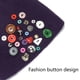 thumbnail image 3 of Gorro de punto con botones de colores, gorros de calavera con botones Y2K para mujer y hombre, gorros cálidos para exteriores e invierno, 3 of 6
