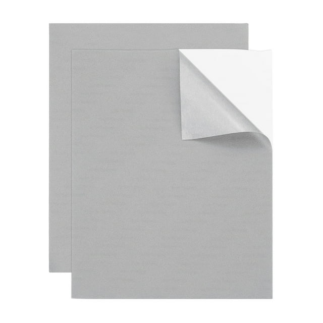 2 Pcs Parche de reparación de cuero 8"x10" Kit de cinta de reparación autoadhesiva de cuero y vinilo para muebles, sofás, sillas, asientos de coche, barcos, chaquetas, gris