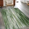 thumbnail image 3 of Rectangle Area Rug 4x6ft, Abstract Minimalist Green Texture Non-Shedding Washable Area Rug, Farmhouse Gradient Art Non Slip Low-Profile Rugs for Living Room, Bedroom Dining Room, 3 of 9