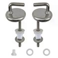 thumbnail image 1 of 2Pcs Toilet Seat Hinge Stainless Steel Toilet Cover Mounting Connector Toilet Lid Hinge Mounting Fittings Replacement Parts, 1 of 5