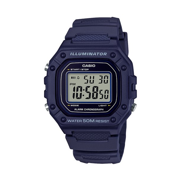 Casio Digital Blue Watch W218H-2A
