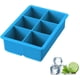 thumbnail image 1 of Silicone Large Ice Cube Tray - Silicone Ice Mold - Make 6 Pieces 2 Inch Ice Cube For Whiskey Drinking, A Must-have For Cooling Bar Drinks - BPA Free, 1 of 5