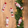 thumbnail image 4 of Set 5 Cascanueces De Madera 13cm Blanco Y Rojo Navideños, 4 of 5