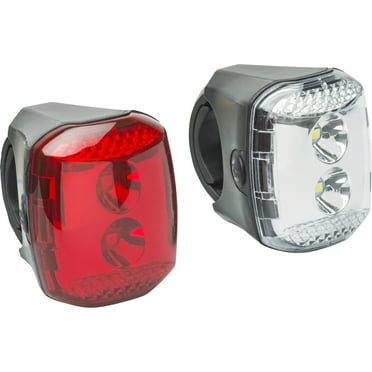 Blackburn 30 Lumen Locking Front and Rear Bicycle 2-Piece Light Set, Black